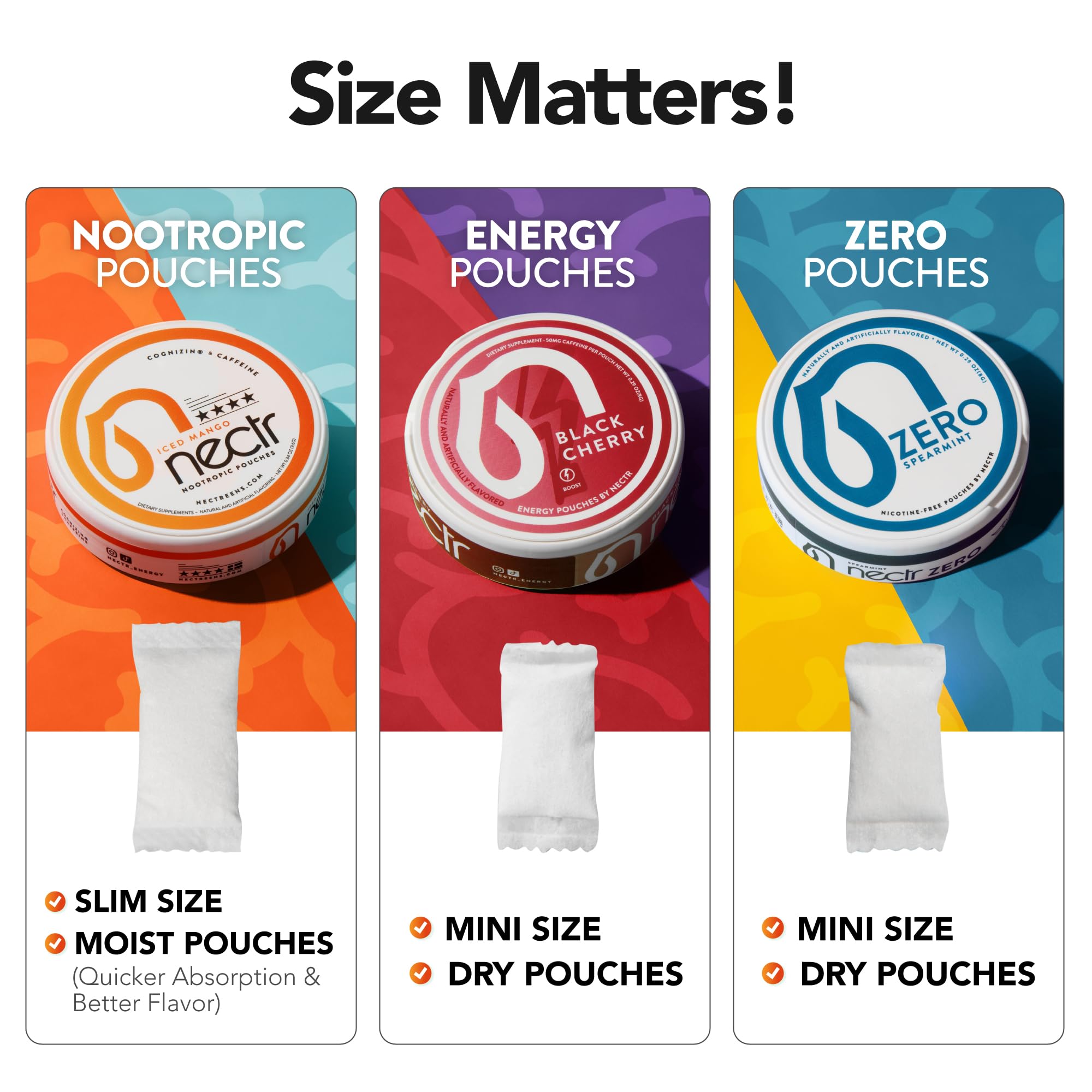 Nectr Energy Berry Blast 5-puck box offers sugar-free energy on demand.