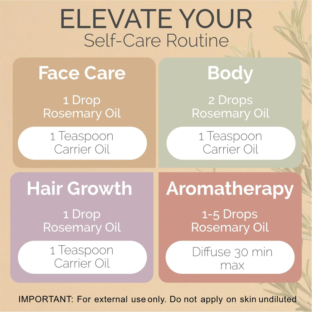 Nedyra rosemary oil for hair application demonstrating scalp care for vitality.