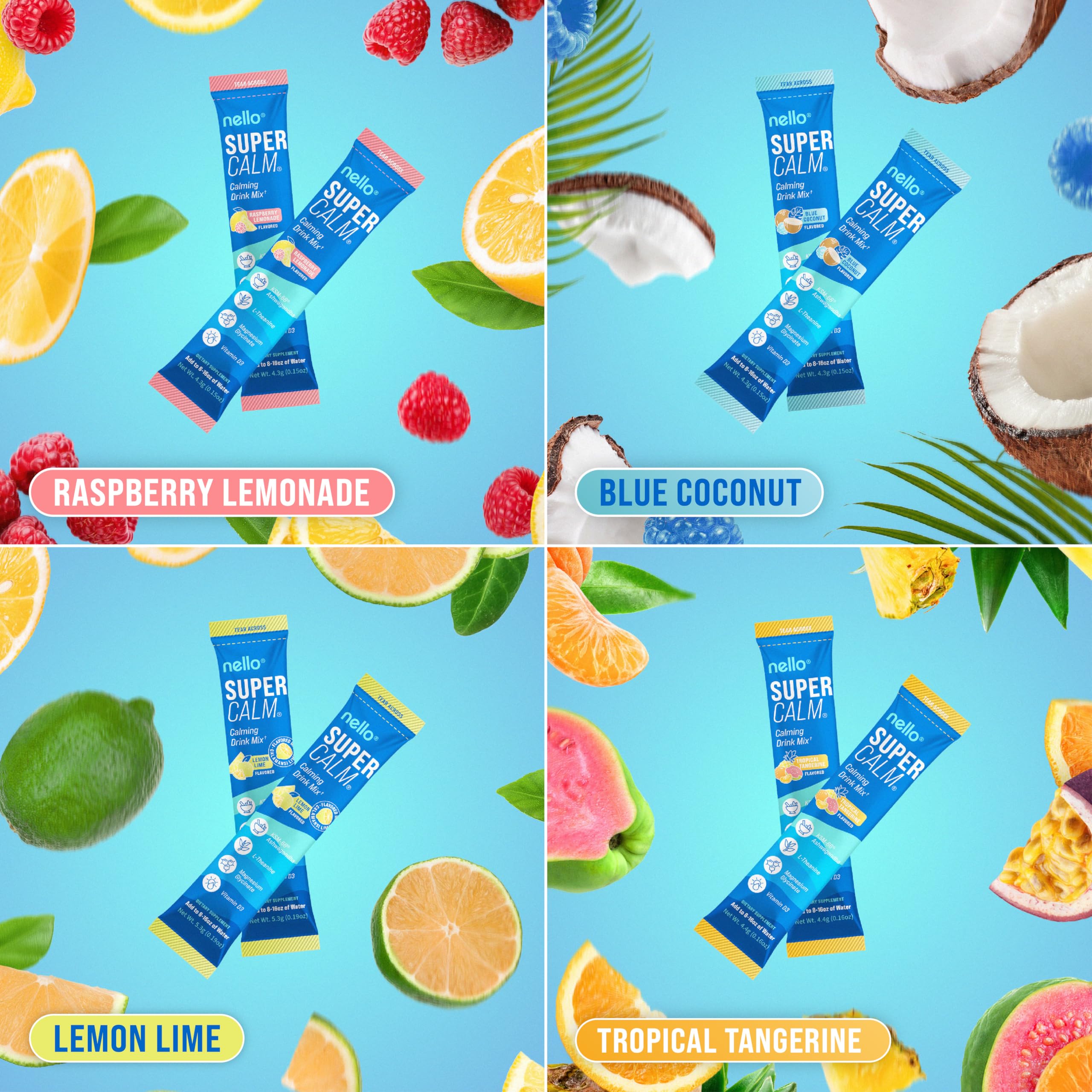 Nello SuperCalm canister multi-serving for home routines and on-the-go breaks, promoting calm consistency.