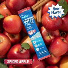 Nello Supercalm canister with Spiced Apple flavor offers portable daily support.