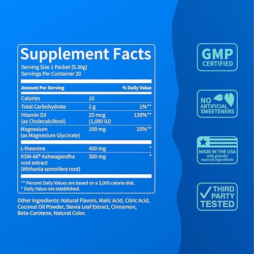 Nello Supercalm with L-Theanine promotes relaxed focus.