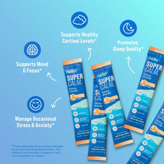 Nello SuperCalm with KSM-66 Ashwagandha supports stress resilience and balanced mood.