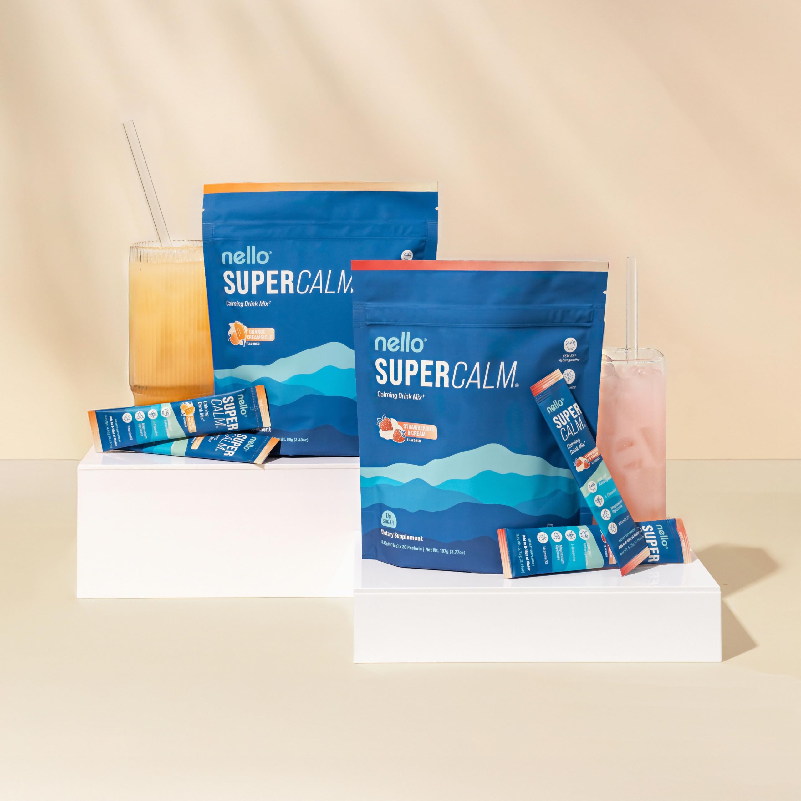 Nello SuperCalm magnesium glycinate supports restful foundations for sleep.