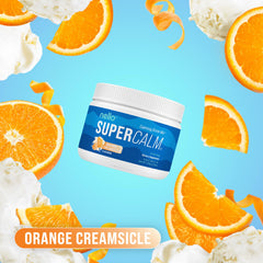 Nello Supercalm on-the-go packets shown for convenient relaxation anywhere.