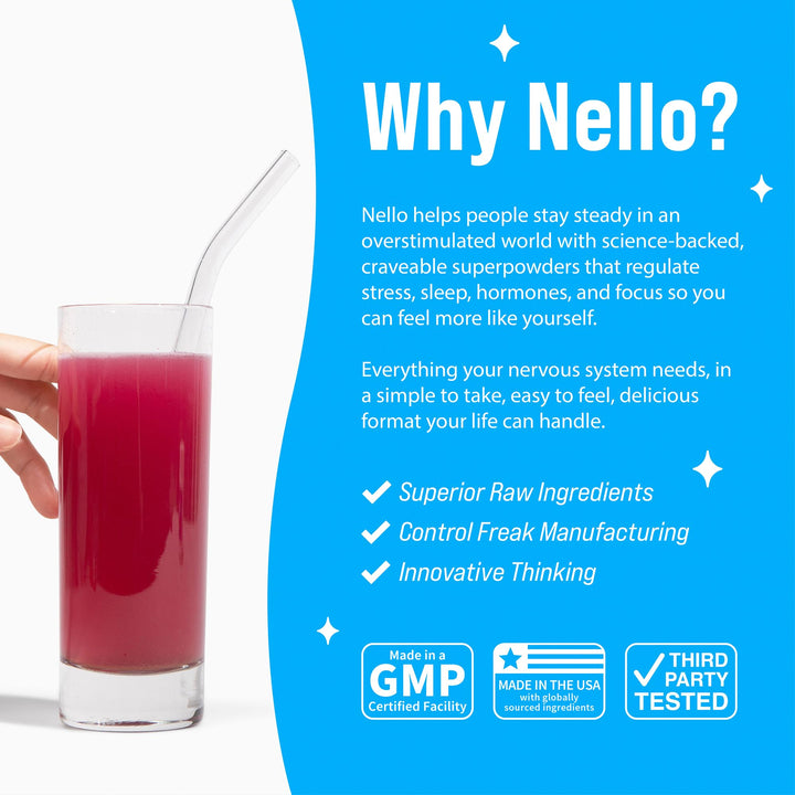 Nello Supercalm sleep-scene portraying a calm nighttime routine