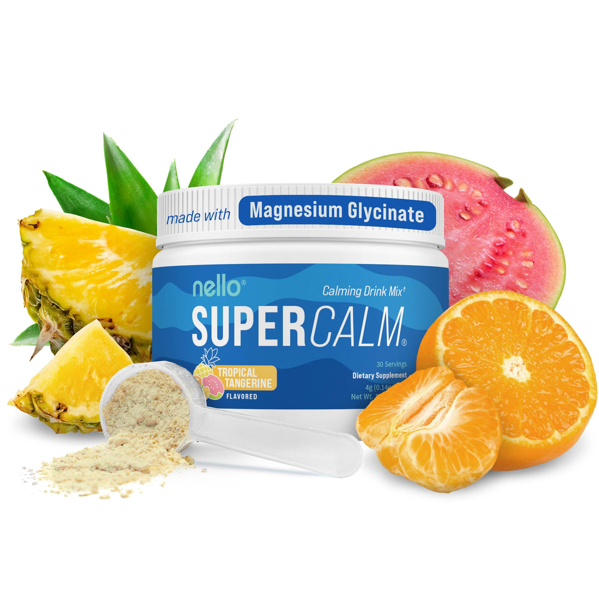 Nello SuperCalm tropical Tangerine packet for on the go calm and focus