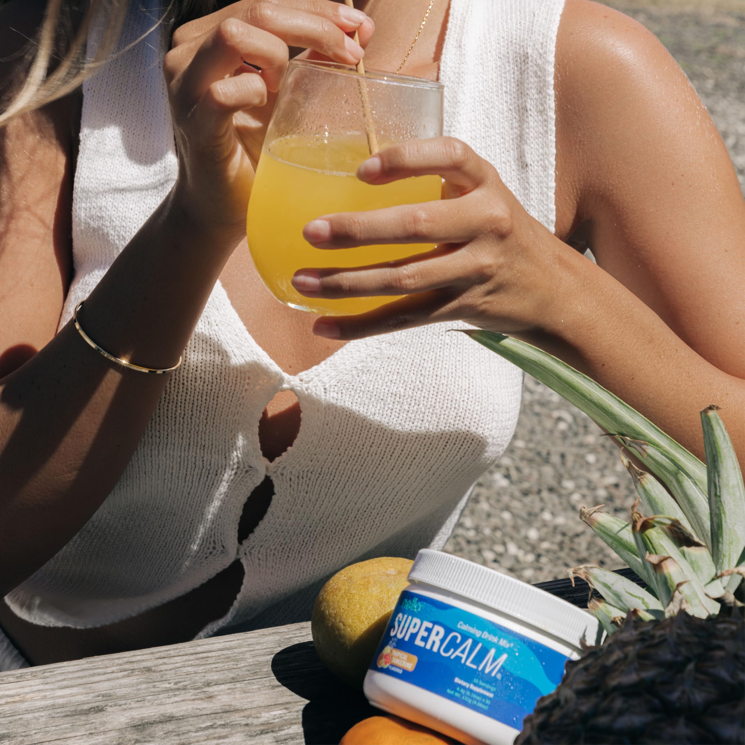 Nello SuperCalm vitamin D3 label signals daily vitality and easy use