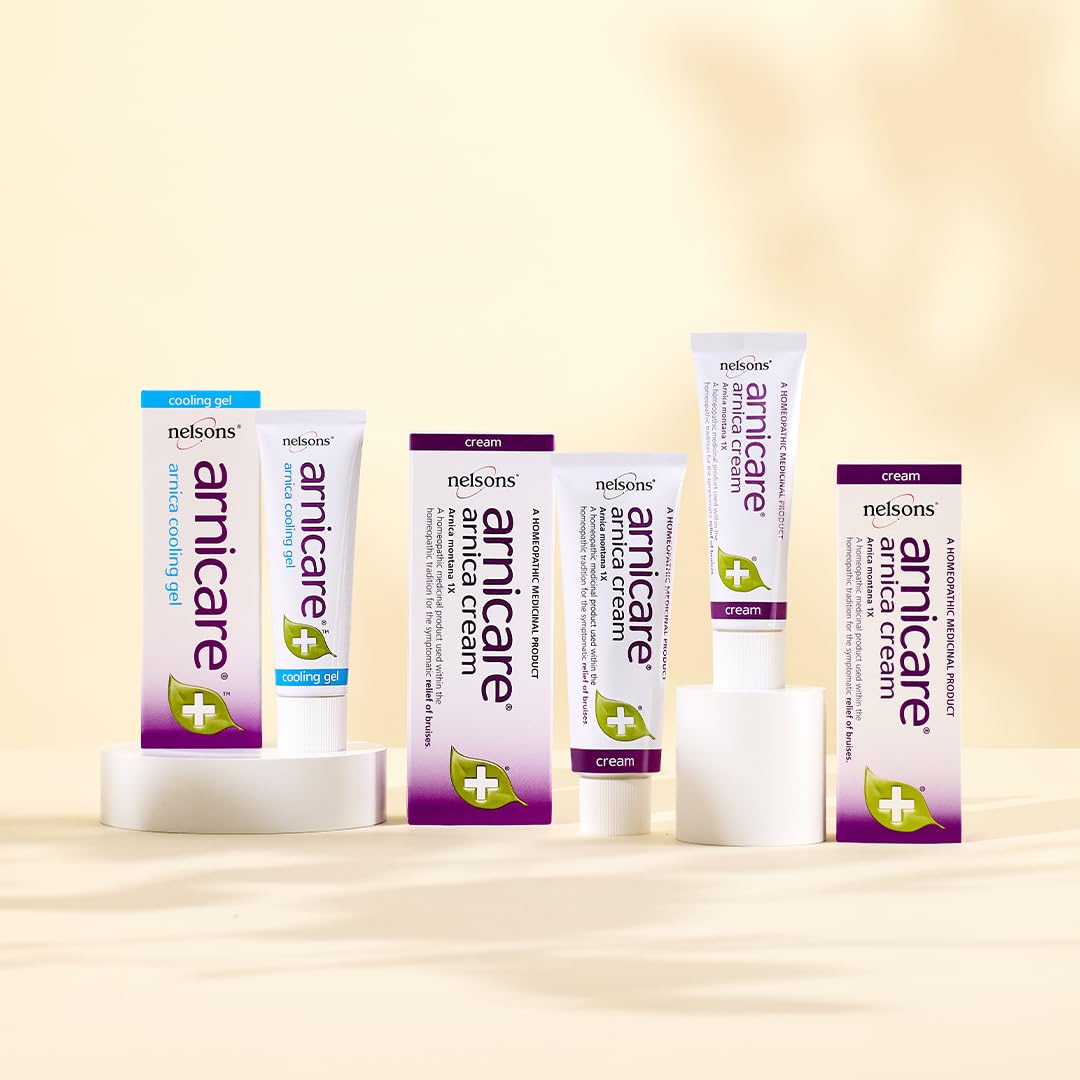 Nelsons Arnicare Arnica Cream family-friendly use on adults and children.