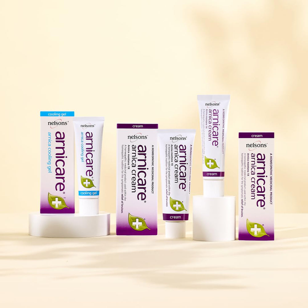 Nelsons Arnicare Arnica Cream family-friendly use on adults and children.
