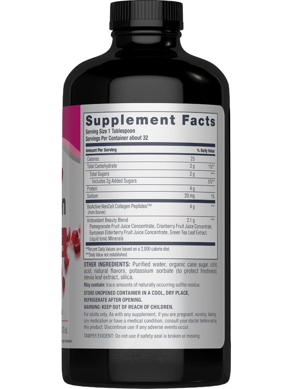 NeoCell Advanced Collagen Liquid daily dose spoon ready for convenient intake