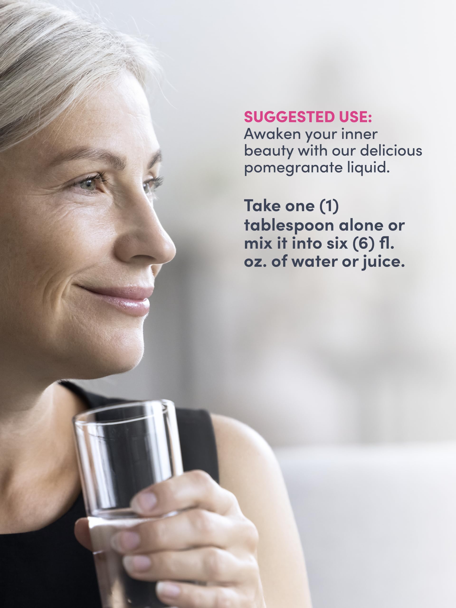 NeoCell Advanced Collagen Liquid beside a glass of water for convenient mixing