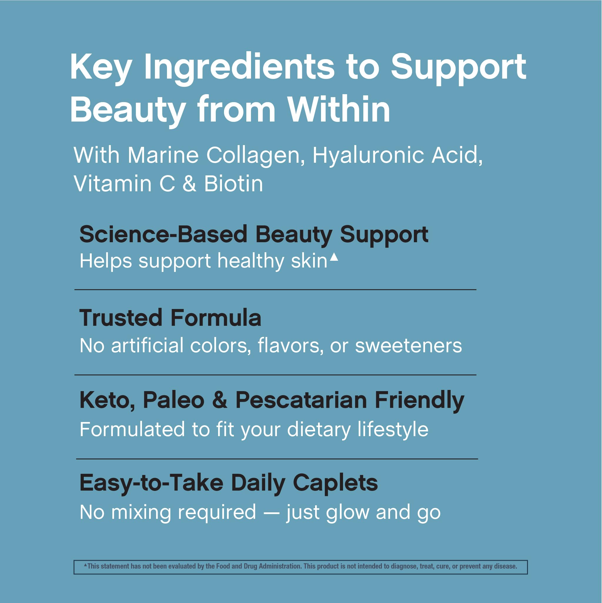 NeoCell Biotin and Vitamin C blend complements skin, hair, nails