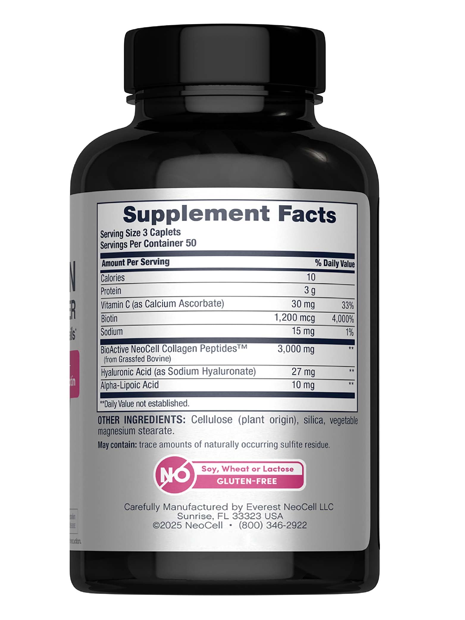 NeoCell Collagen Beauty Builder with hyaluronic acid supports moisture