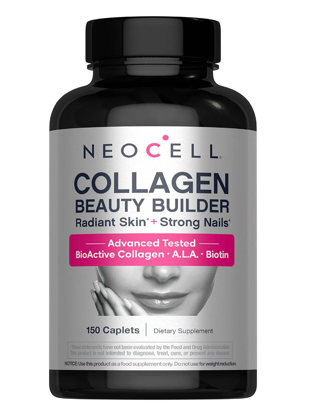 NeoCell Collagen Beauty Builder tablets promote hydration for radiant skin
