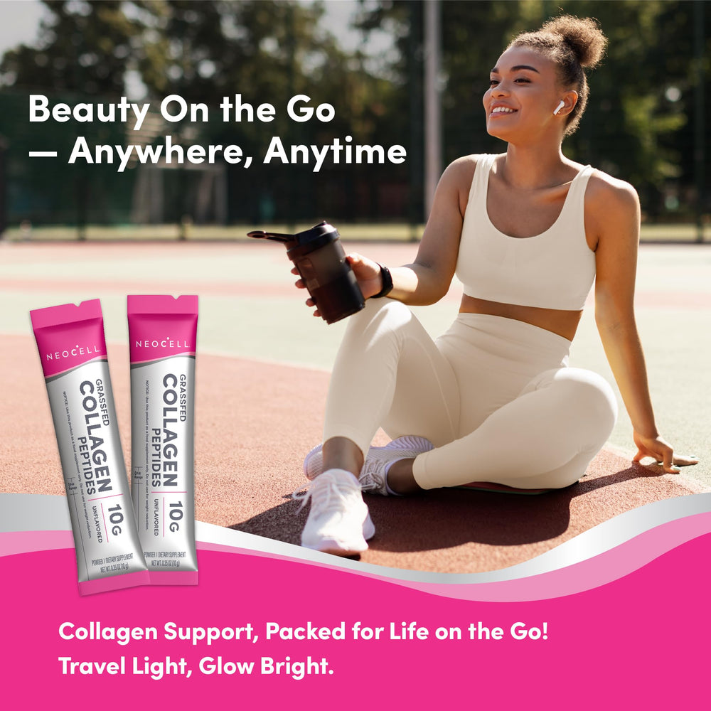 NeoCell Collagen Peptides nutrition facts label for transparent ingredients
