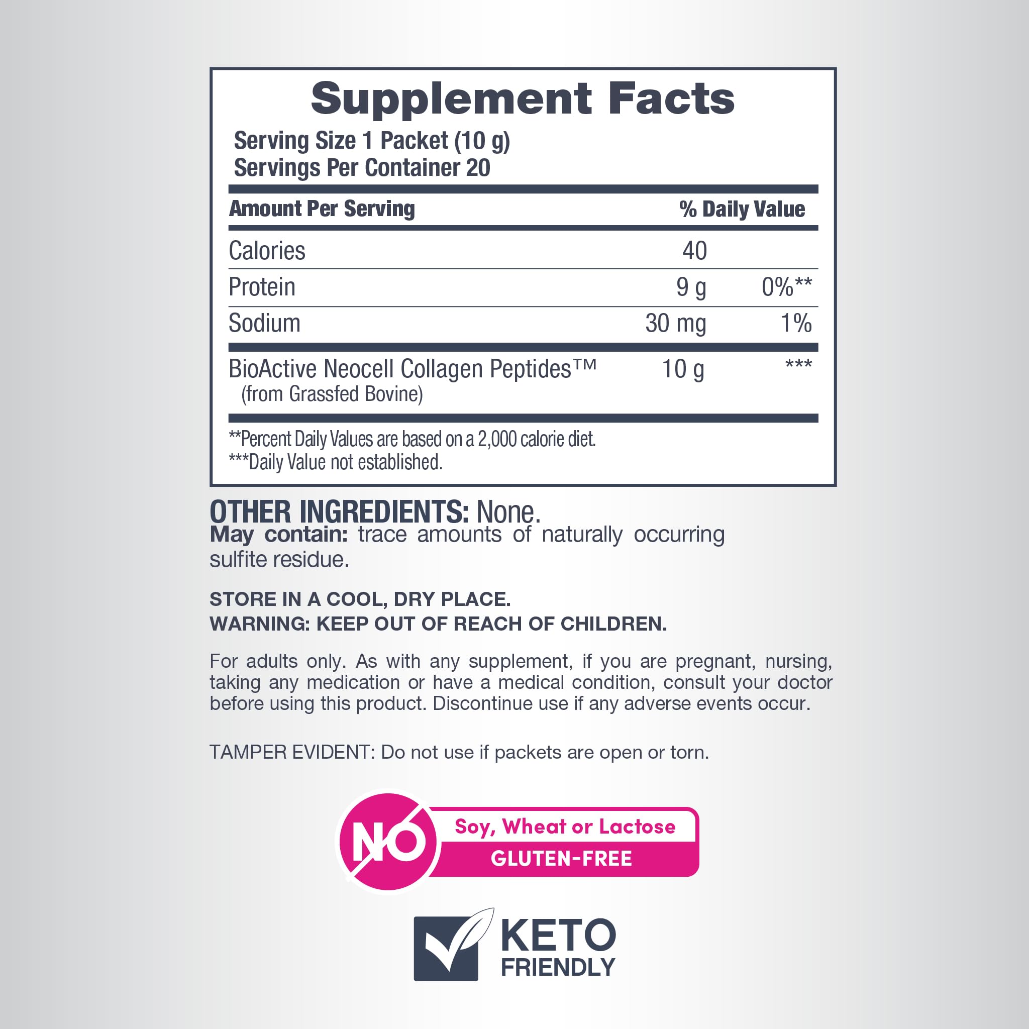 NeoCell Collagen Peptides pouring into water for quick daily nourishment