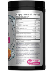 NeoCell Collagen Peptides Tangerine Twist scoop beside canister for easy daily use.