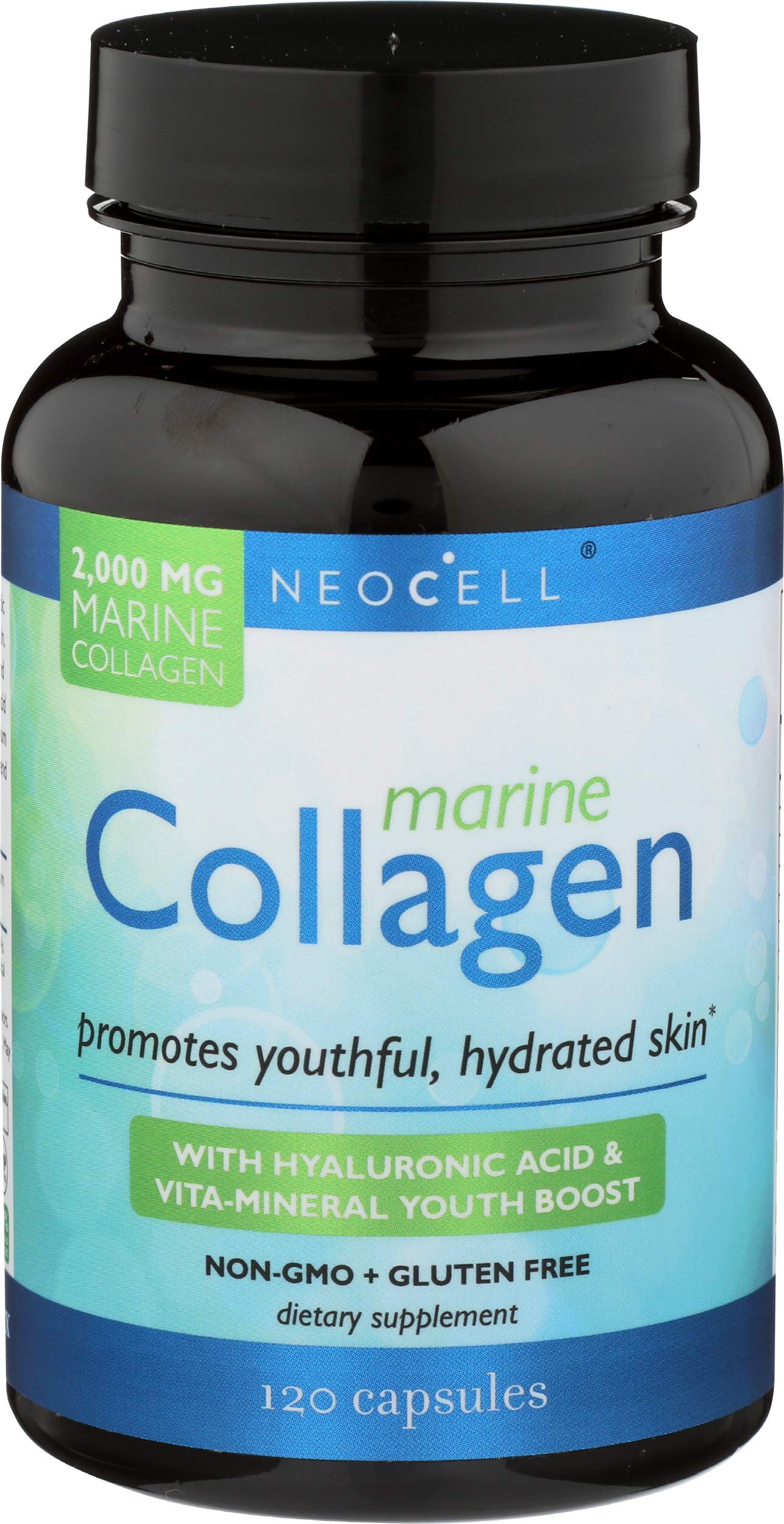 NeoCell Fish Collagen Plus bottle front view for daily beauty support.