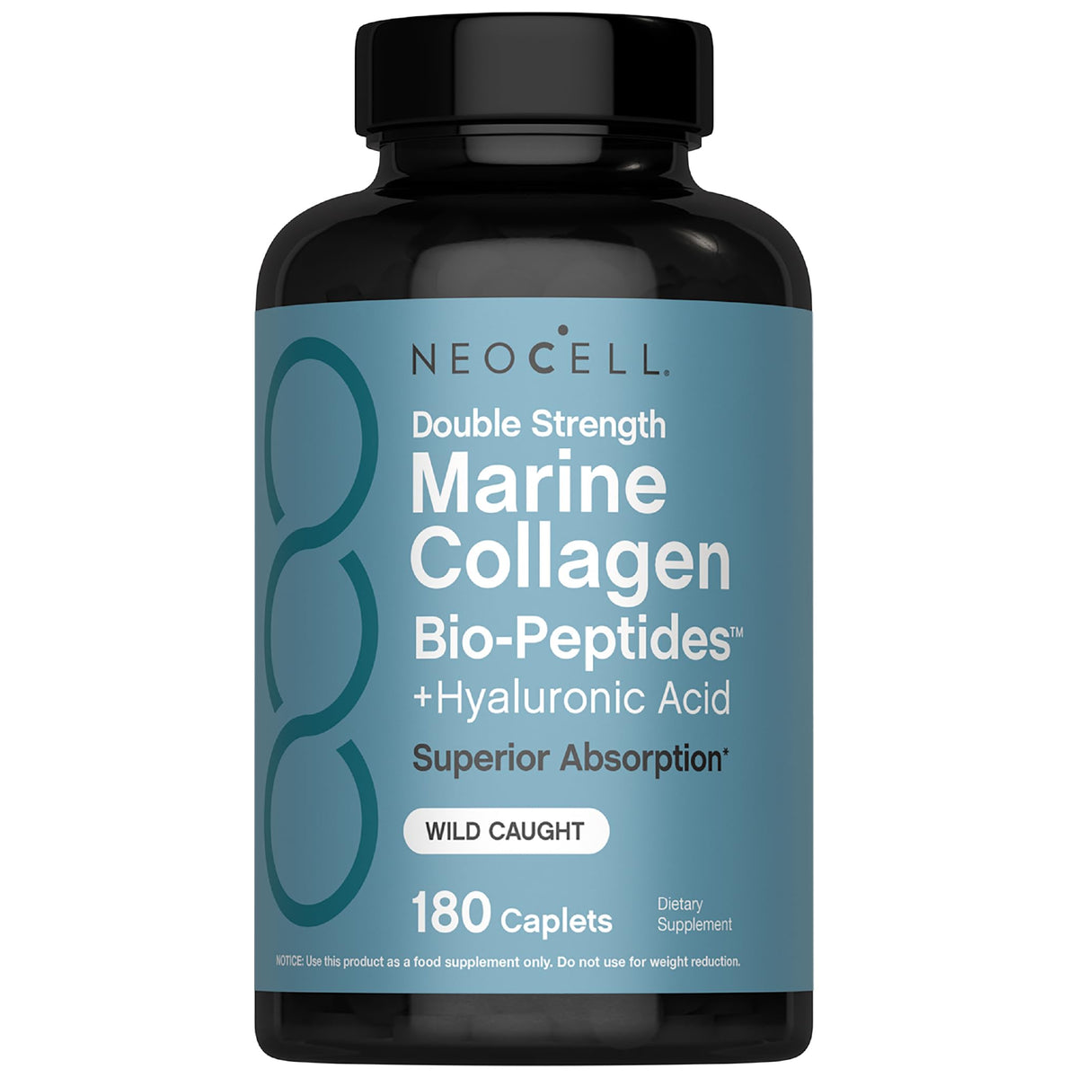 NeoCell Marine Collagen Bio-Peptides caplets for daily skin support and radiance