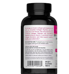 NeoCell Super Collagen + C label closeup shows vitamin C enrichment.