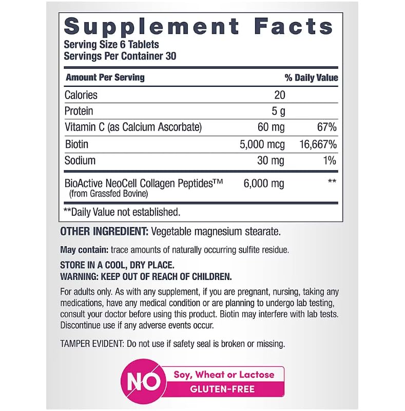 NeoCell Super Collagen + C packaging on shelf highlights product reliability.