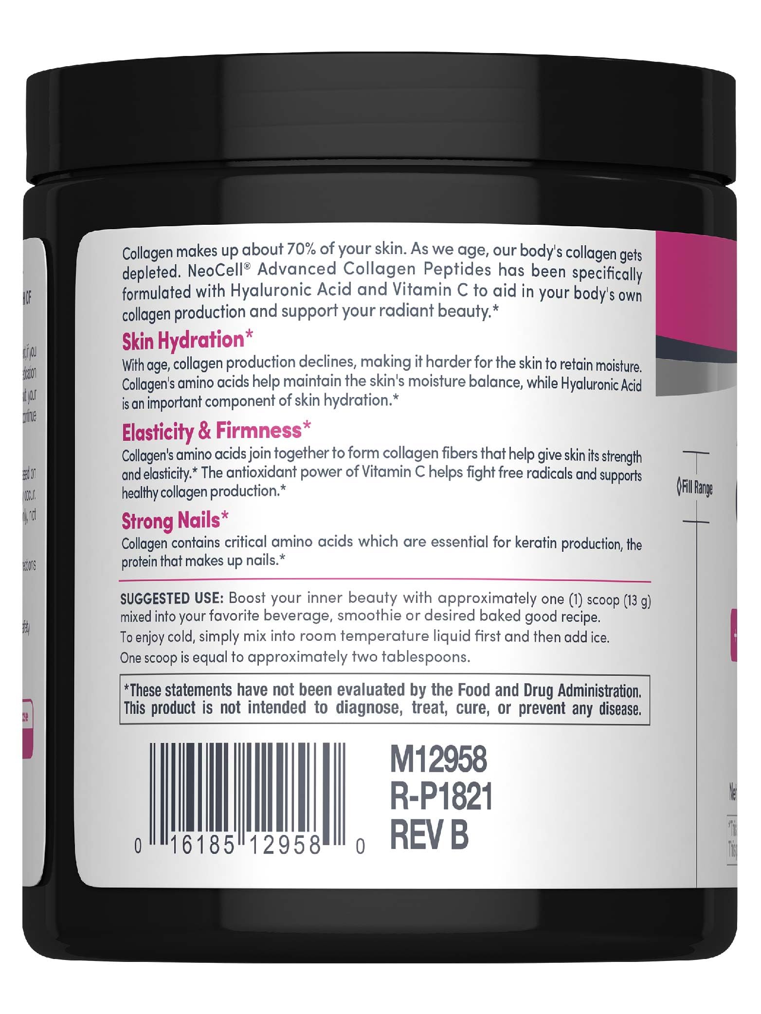 NeoCell Super Collagen Plus powder dissolving in water