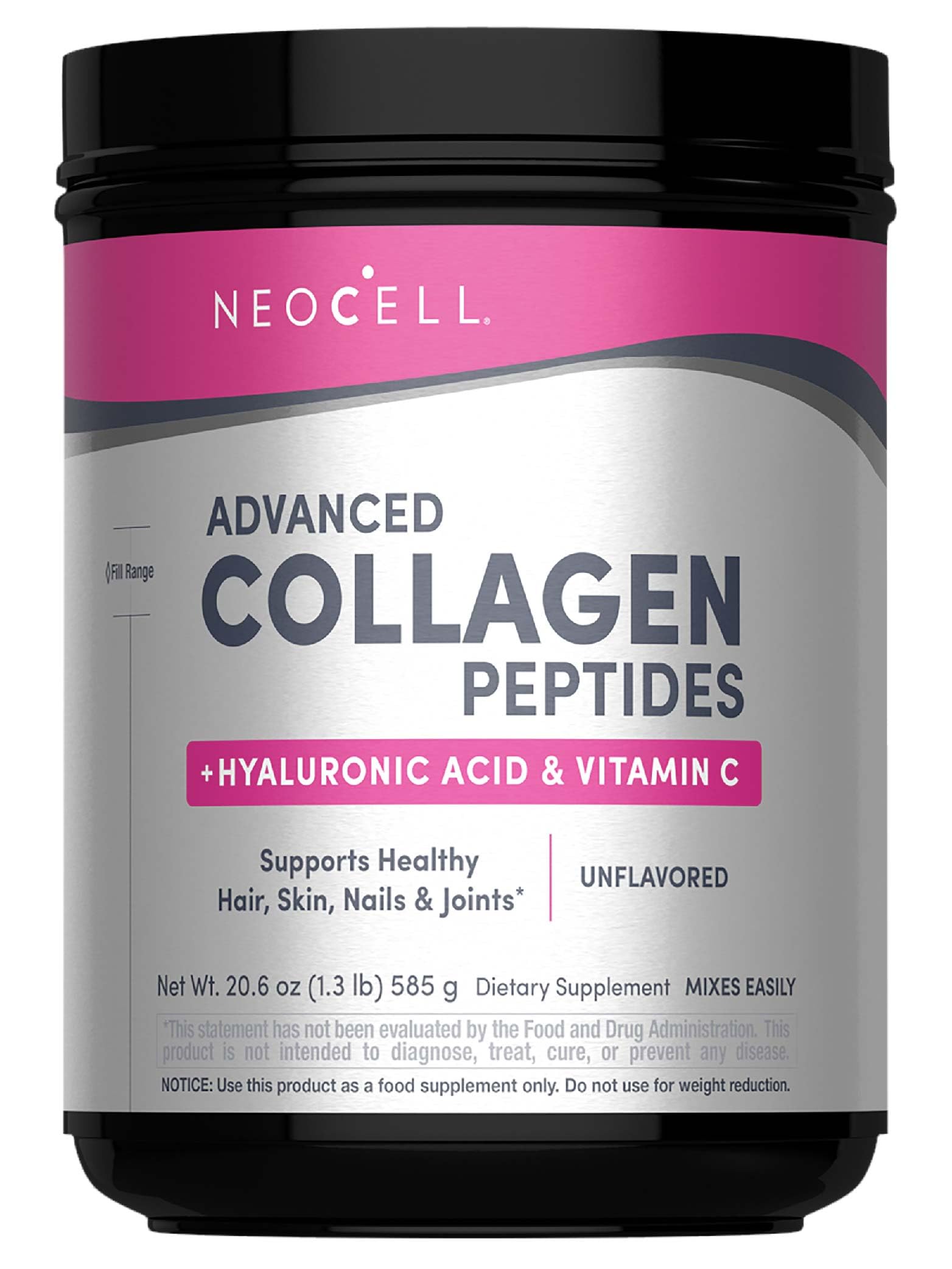 NeoCell Super Collagen powder in tub supports daily collagen routine