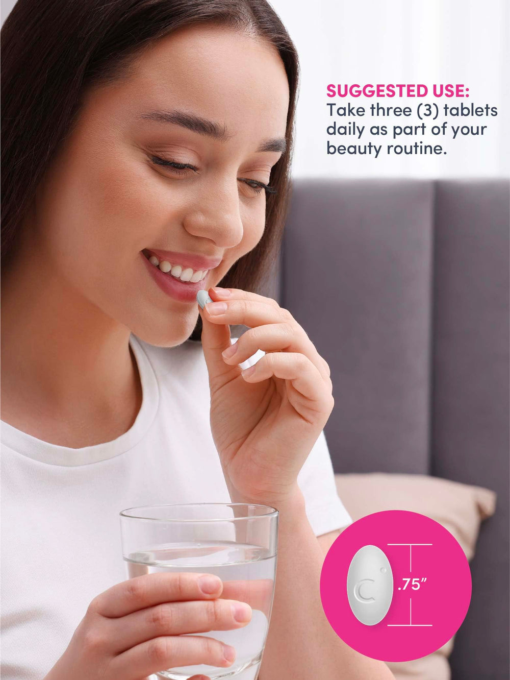 Graphic highlighting the 10 collagen types in NeoCell formula