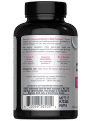 Three-tablet serving shown for daily collagen intake