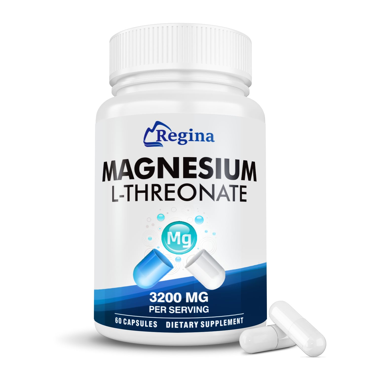 NEOGLI Neuro Magnesium L-Threonate bottle front highlighting focus benefits.