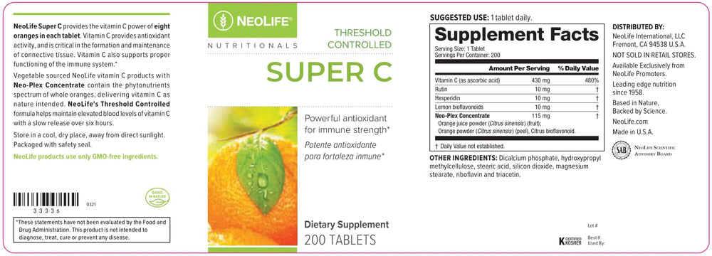 NeoLife Super C acerola cherries image emphasizing natural vitamin C sources.