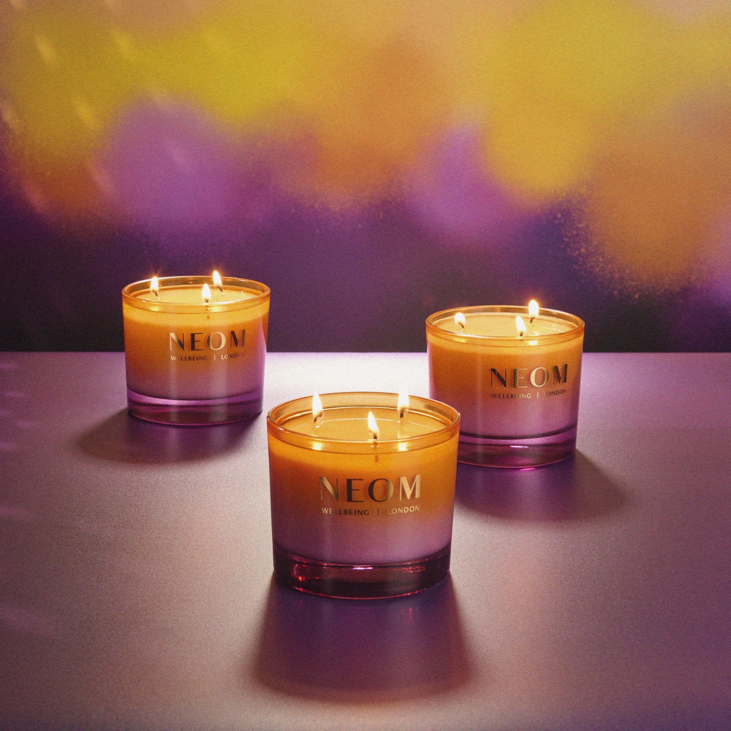 Room ambience enhanced by NEOM Cosy Nights warm fragrance