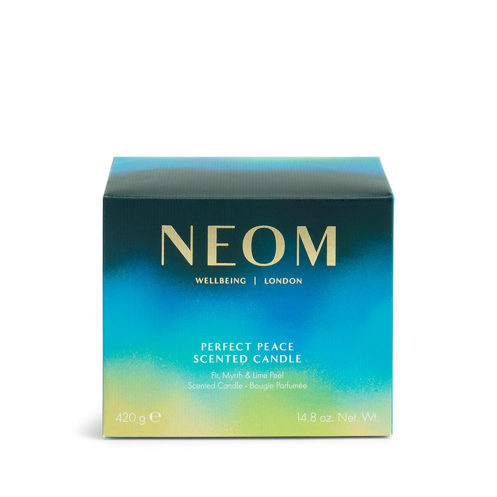 NEOM Cosy Nights fragrance notes with sandalwood, frankincense and nutmeg