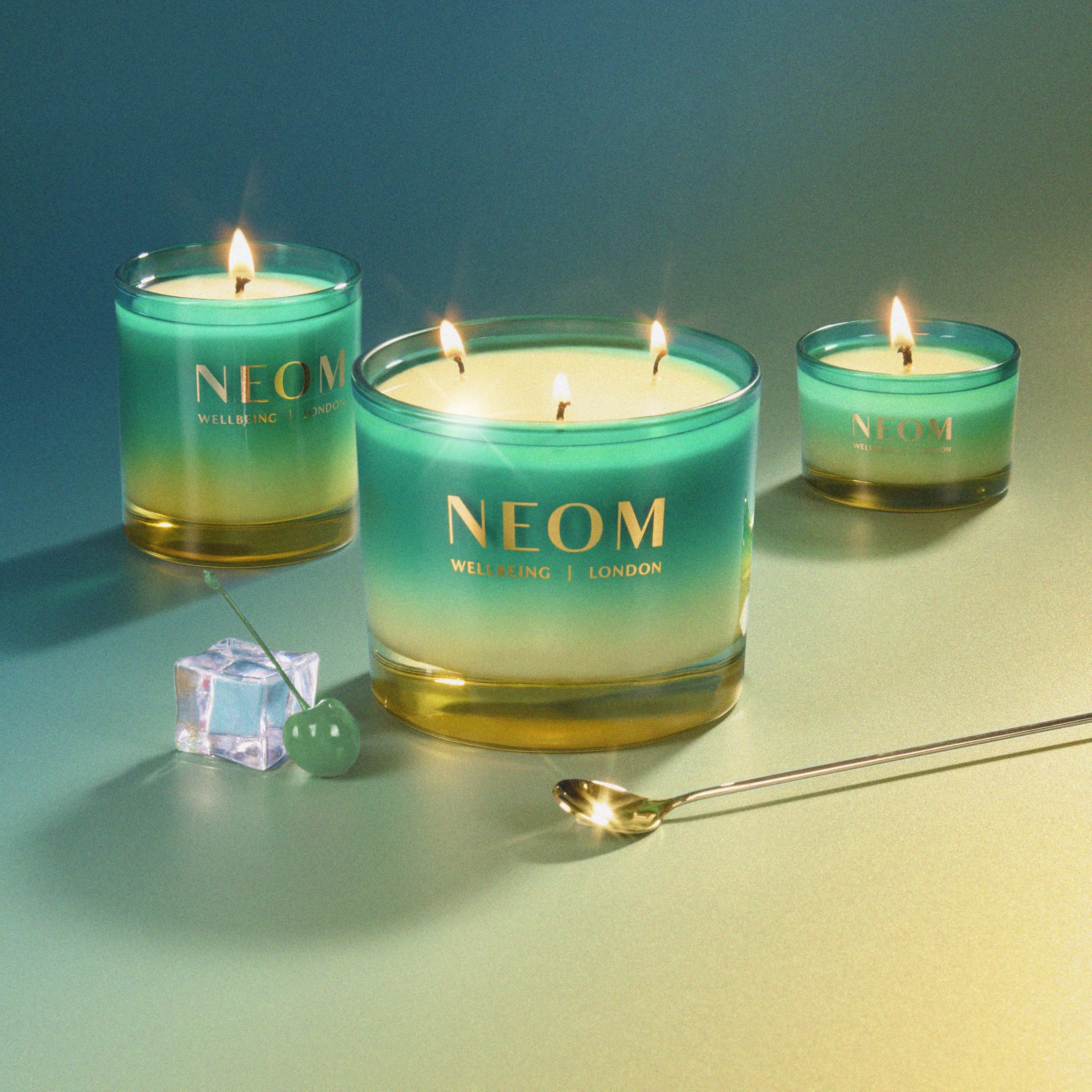 Neom Perfect Peace gift packaging ready for a luxurious wellbeing gift.