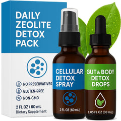 Neonomicon Zeolite Detox Spray bottle for convenient cellular cleansing and daily renewal.
