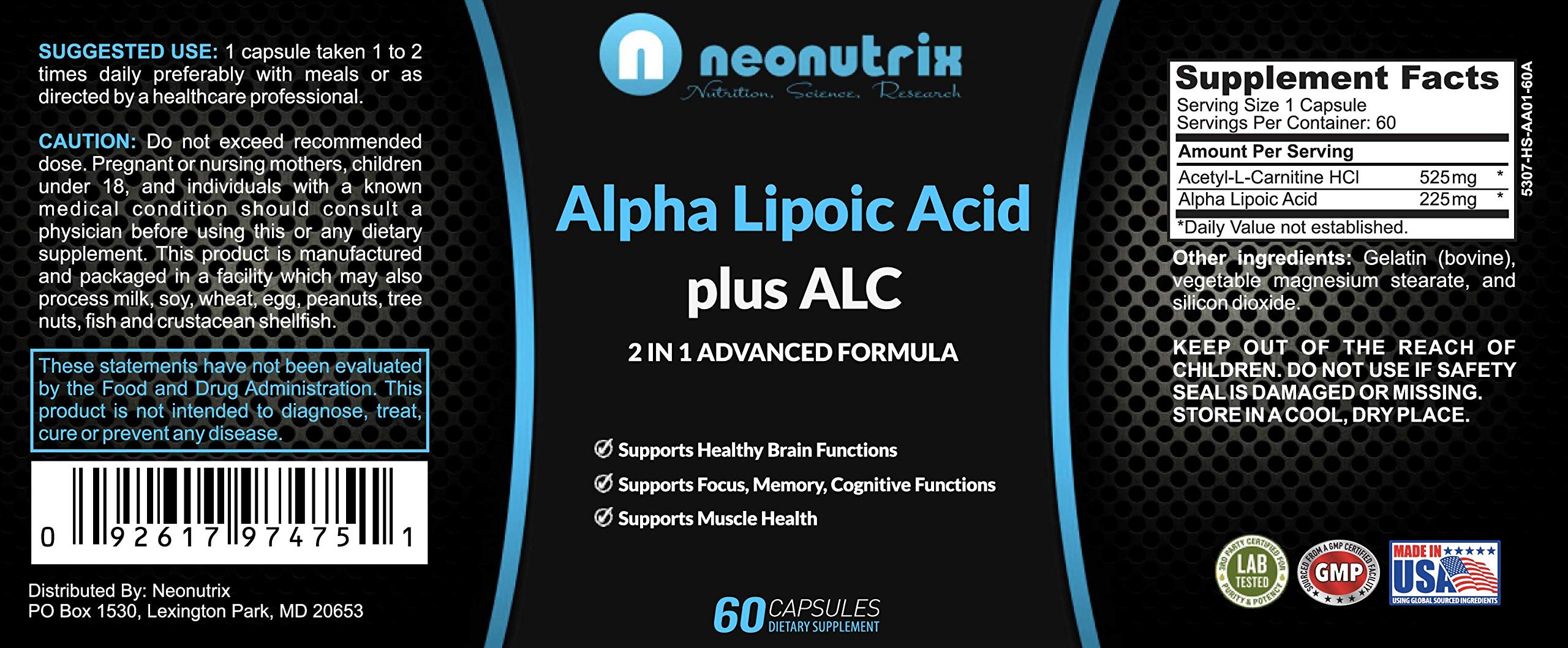 Neonutrix easy-swallow capsules image emphasizes convenient daily supplementation.