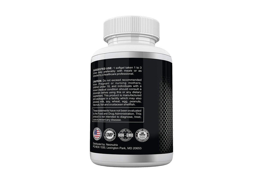Neonutrix Made in USA seal, emphasizing domestic production quality.