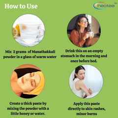 Neotea Manathakkali leaf powder smoothie mix for enhanced nourishment