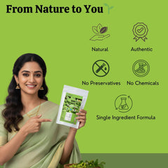 Neotea Manathakkali leaf powder tea mix in cup for a soothing routine