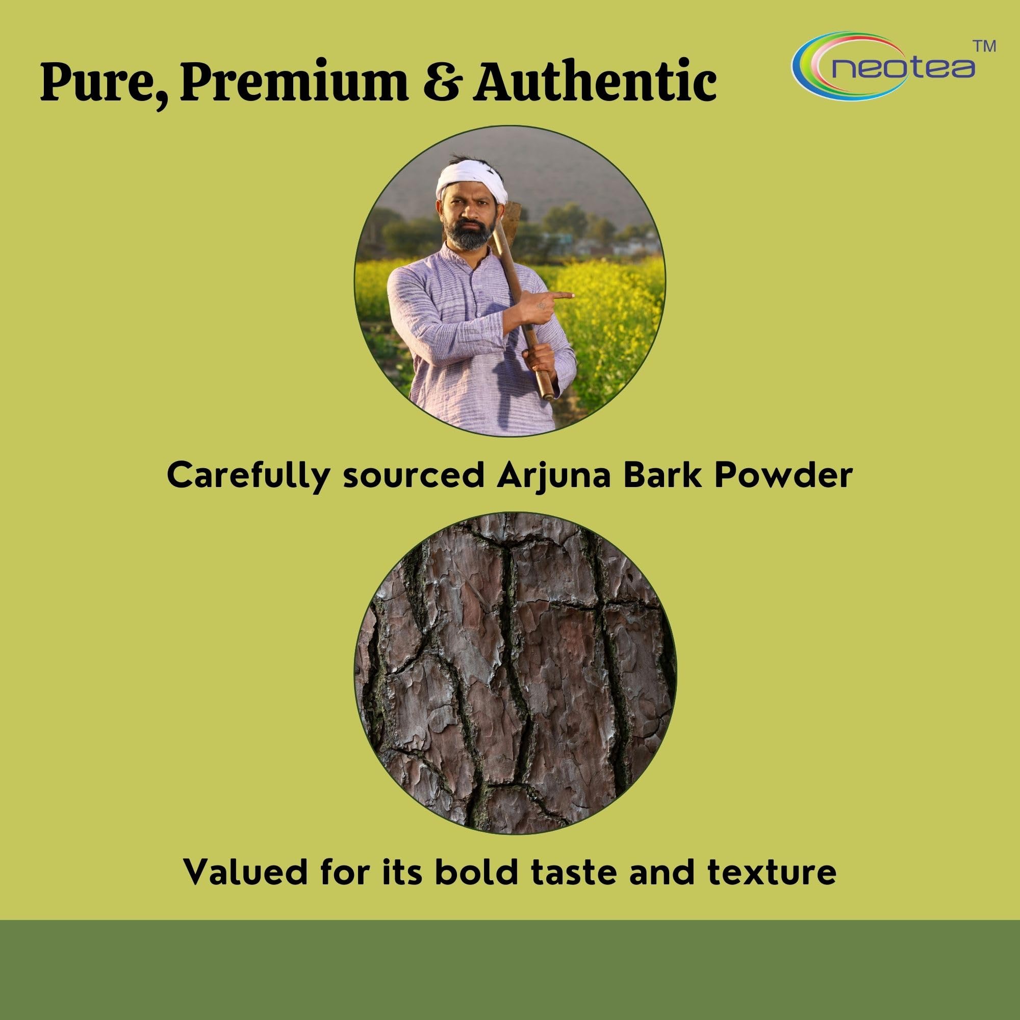 Neotea Marutham Pattai powder dissolves quickly in water for easy beverages.