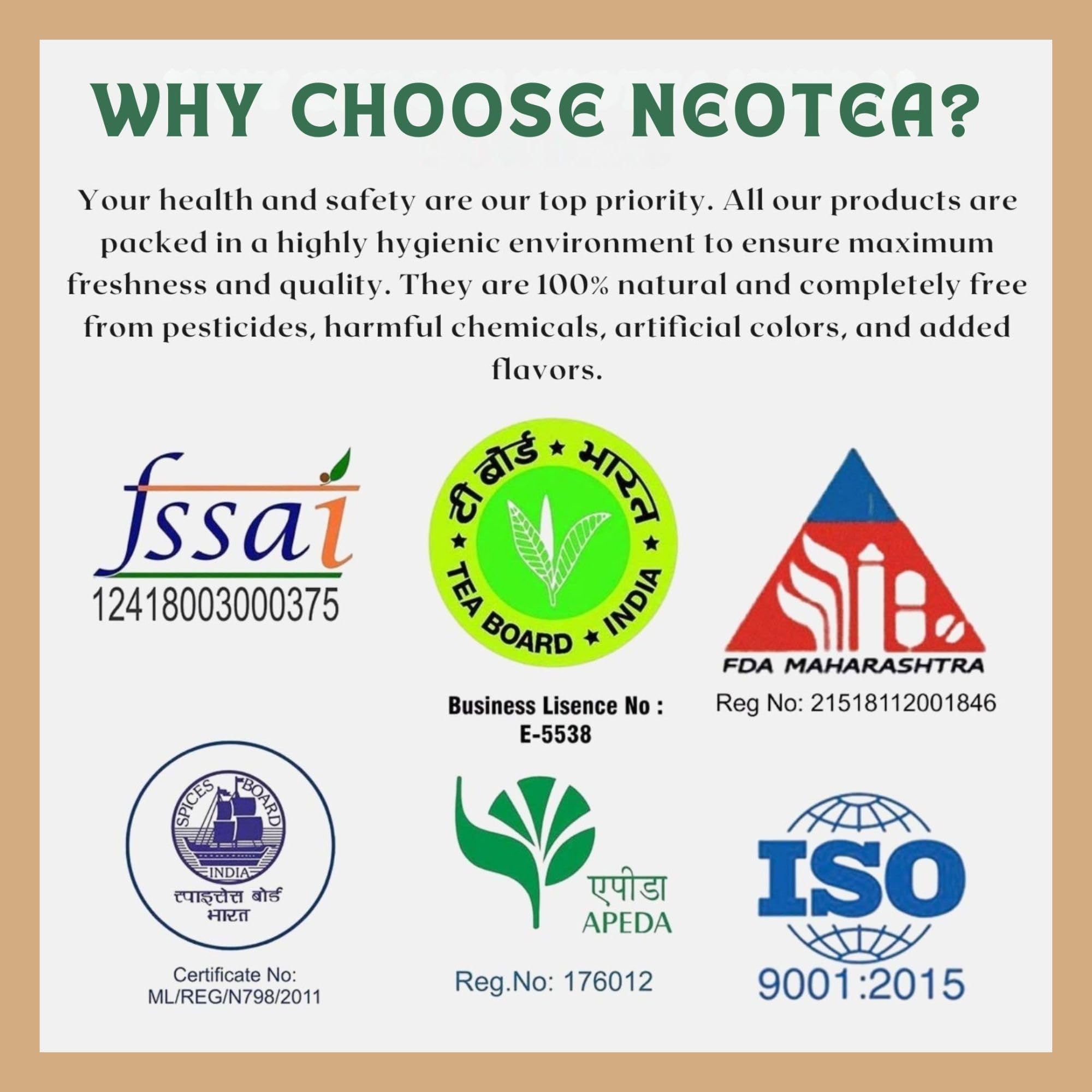 Neotea Neem Bark Powder resealable pack preserves freshness