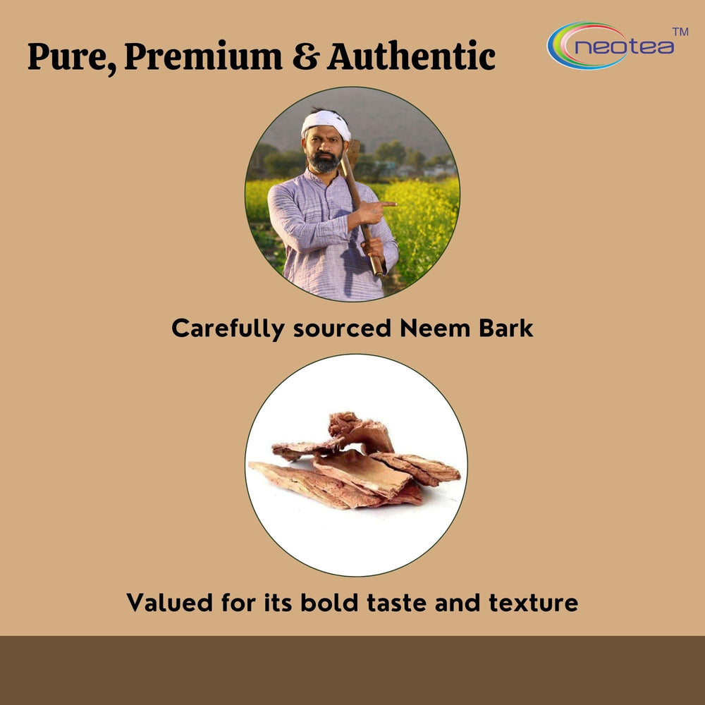 Neotea Neem Bark Powder used in skin care for gentle cleansing