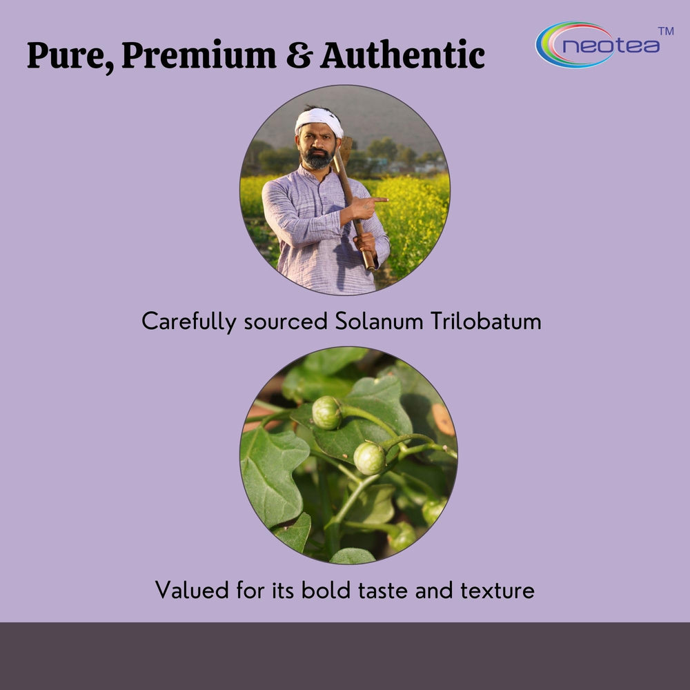 neotea Thuthuvalai powder seal ensuring freshness.