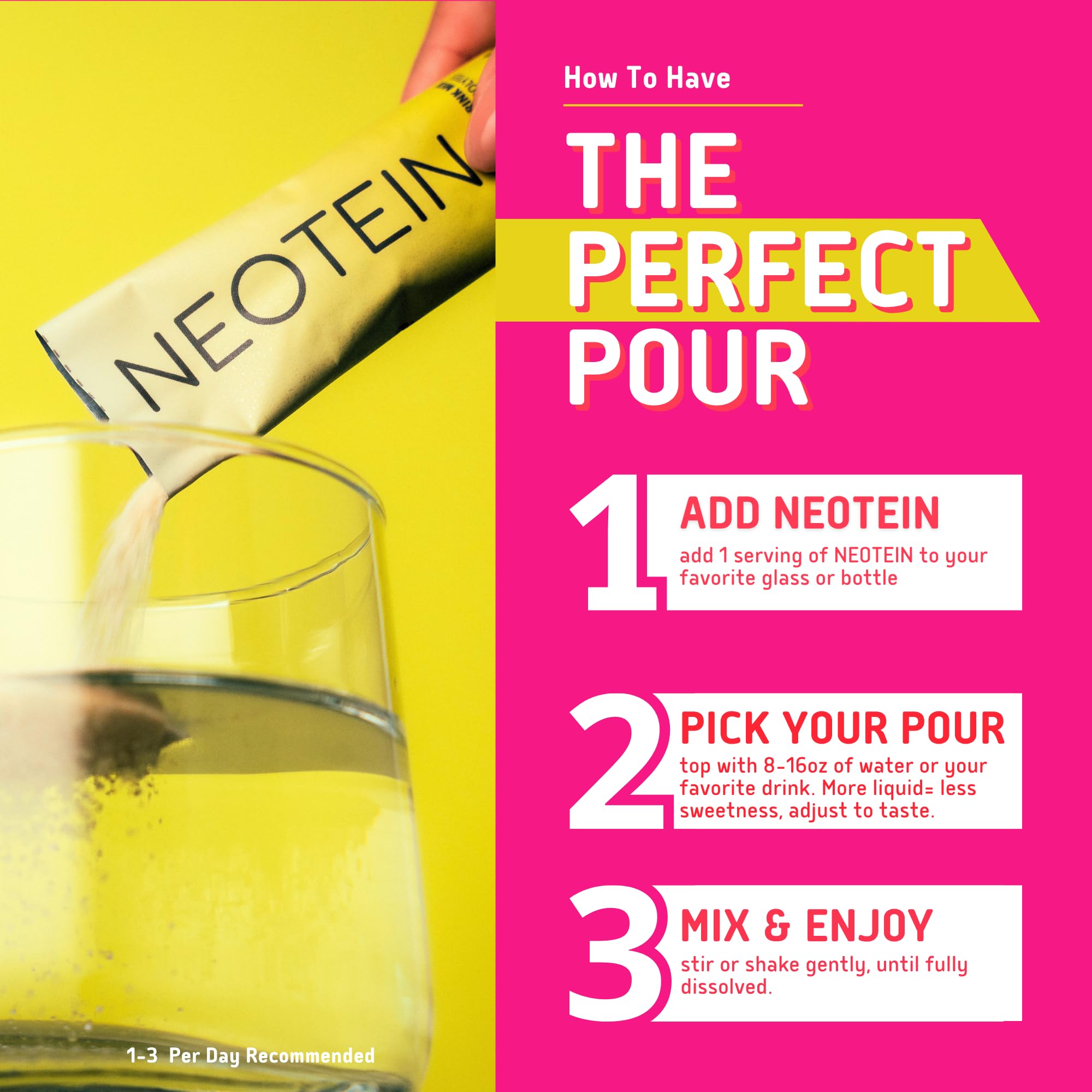 NEOTEIN Lemon Lime packaging highlights protein and collagen blend.