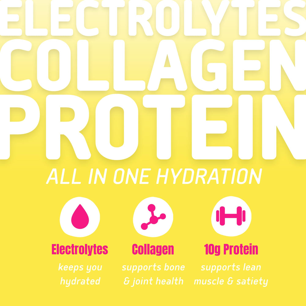 NEOTEIN Lemon Lime nutrition label highlights protein and electrolytes.