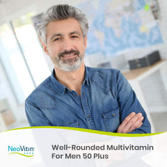 NeoVitin nutrition label highlights essential vitamins and minerals.