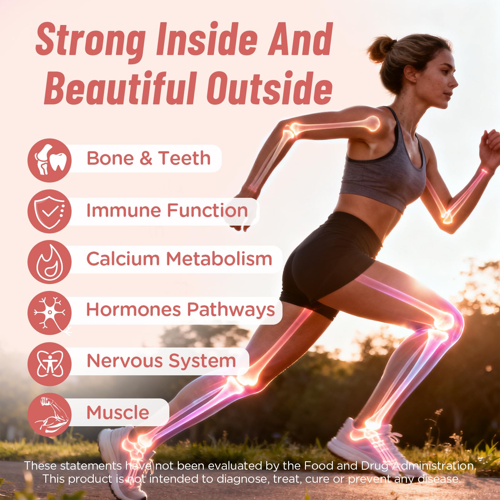 Nepeolithia Calcium Gummies for Women vegan label highlighting plant-based formula