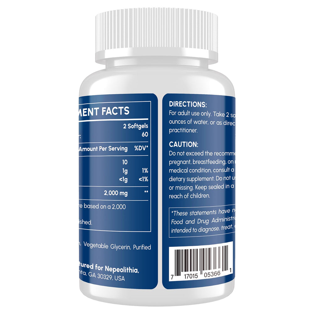 Nepeolithia Urolithin A packaging front showcasing premium formulation.