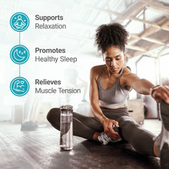 Nested Naturals magnesium glycinate bottle with Albion TRACCS label for high absorption