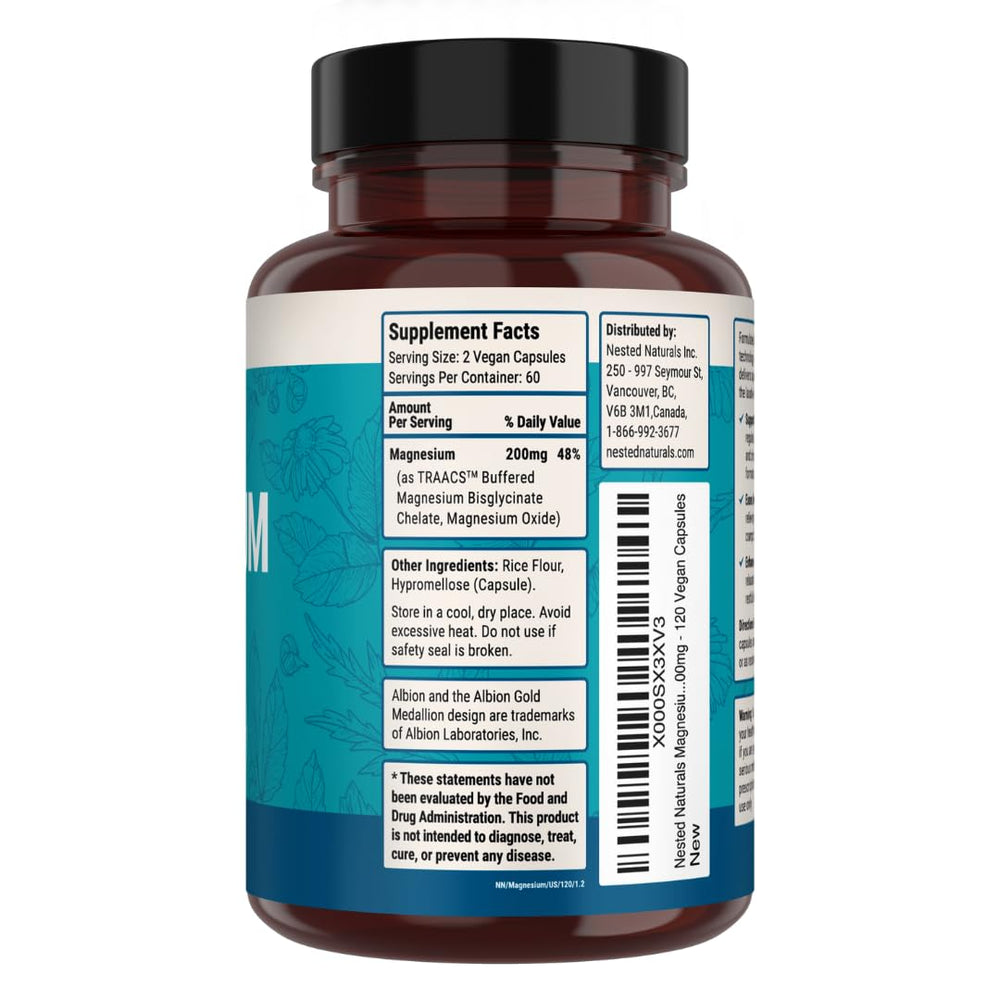 Nested Naturals vegan capsules in package for everyday use